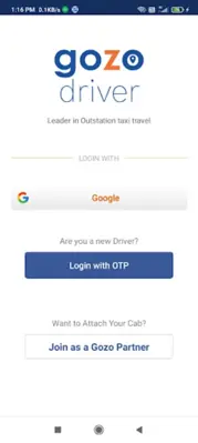 Gozo Driver - Drive a Gozo Cab android App screenshot 2